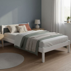 Односпальная деревянная кровать Mebigrand MG01 Белый RAL 9003 90х200 см (MBG-21877)
