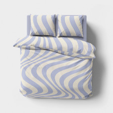 Комплект постільної білизни Поплін LeLIT L-2061 Євро (LLT-111332)