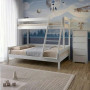 Двоярусне дитяче ліжко Mebigrand Атланта Білий (RAL9003) 140-90х190 см (MBG-15388) - фото 1