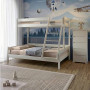 Двоярусне дитяче ліжко Mebigrand Атланта Айворі (S0505Y30R) 120-80х190 см (MBG-15378) - фото 1