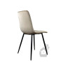 Стілець кухонний PM-001 Perfect Home Чорний каркас/Темний беж (PFH-092061) - фото 7