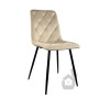 Стілець кухонний PM-001 Perfect Home Чорний каркас/Темний беж (PFH-092061) - фото 5