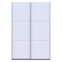 Шафа купе Doros G-Caiser Антрацит/Білий 2 ДСП / 3 частини 160х60х240 (42005410) (DRS-012243) - фото 7