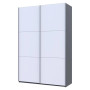 Шафа купе Doros G-Caiser Антрацит/Білий 2 ДСП / 3 частини 160х60х240 (42005410) (DRS-012243) - фото 3