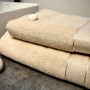 Махровий рушник LeLIT 400г Бежевий 70/140 (LLT-111436) - фото 2