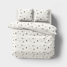 Комплект постельного белья Поплин LeLIT L-2064 Евро (LLT-111326)