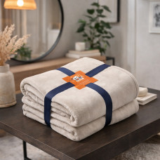 Плед покрывало Lelit Фланель Велсофт Светло-Бежевый 150/200 (LLT-111466)