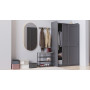 Полиця для взуття Слайм 3 Ferrum-decor 635x630x260 Чорний метал ДСП Бетон 16 мм (FRD-106838) - фото 9