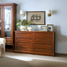 Комод в спальню Гербор Соната 8/s Каштан (GRB-1162)