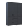 Шкаф для одежды Doros Торн Антрацит 3 ДСП/3Ш (полки) 135х51.6х200 (DRS-012084) - фото 8