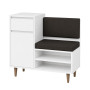 Тумба для взуття з сидінням і ящиком LION ТО-11 100x40x80 см Німфея Альба (LION-045358) - фото 3