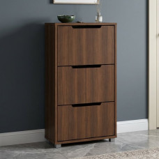 Тумба для взуття з шухлядами LION ТО-2 70,4x28,2x123,4 см Горіх Франклін тютюновий (LION-045348)