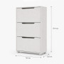Тумба для взуття з шухлядами LION ТО-2 70,4x28,2x123,4 см Горіх Франклін тютюновий (LION-045348) - фото 4