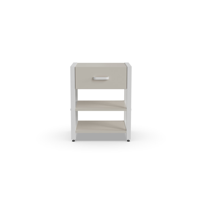 Тумба універсальна Ferrum-decor Вів'єн 1/2 50x41x40 білий ДСП Кашемір 16 мм (FRD-107782)