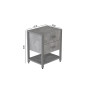 Тумба універсальна Ferrum-decor Вів'єн 2/1 50x41x40 сірий ДСП Бетон 16 мм (FRD-106932) - фото 5