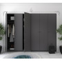 Шафа для одягу Doros Промо Антрацит 3+3 ДСП 270х48х204 (42005336) (DRS-012156) - фото 4