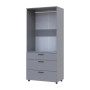 Шкаф для одежды Doros Торн Серый 2 ДСП/3Ш (штанга) 90х51.6х200 (DRS-012025) - фото 4