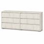 Комод на 6 ящиков LION АРТ-3 160х43х80 см Дуб Крафт белый (LION-045415) - фото 3
