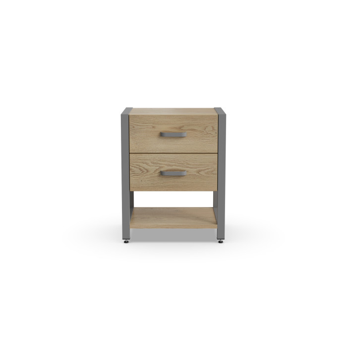 Тумба універсальна Ferrum-decor Вів'єн 2/1 50x41x40 сірий ДСП Дуб Кремона Торро 16 мм (FRD-107803)