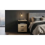 Тумба універсальна Ferrum-decor Вів'єн 2/2 50x41x40 чорний ДСП Дуб Кремона Торро 16 мм (FRD-107763) - фото 3
