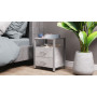 Тумба універсальна Ferrum-decor Вів'єн 2/2 50x41x40 сірий ДСП Бетон 16 мм (FRD-106933) - фото 2