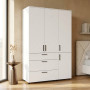 Шафа для одягу Doros Торн Білий 3 ДСП/3Ш (полиці) 135х51.6х200 (DRS-012056) - фото 1