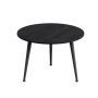 Журнальний круглий стіл OPTIMA 1 ніжки конусні Ferrum-decor 450x670x670 Чорний метал ДСП Каштан Арвадонна 16 мм (FRD-107534) - фото 4