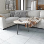 Журнальний круглий стіл OPTIMA 1 ніжки конусні Ferrum-decor 450x670x670 Чорний метал ДСП Дуб Сонома 16 мм (FRD-107464) - фото 1