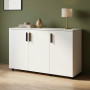 Комод Doros Торн Білий 3 ДСП 135х51.6х80 (DRS-012098) - фото 1