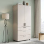 Шкаф для одежды Doros Торн Кашемир 2 ДСП/3Ш (полки) 90х51.6х200 (DRS-012028) - фото 1