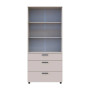 Шкаф для одежды Doros Торн Кашемир 2 ДСП/3Ш (полки) 90х51.6х200 (DRS-012028) - фото 5