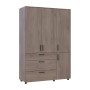 Шафа для одягу Doros Торн Кремона Канноло 3 ДСП/3Ш (полиці) 135х51.6х200 (DRS-012068) - фото 4