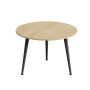 Журнальний круглий стіл OPTIMA 1 ніжки конусні Ferrum-decor 450x670x670 Чорний метал ДСП Дуб Кремона Торро 16 мм (FRD-107536) - фото 5