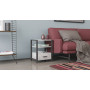 Тумба універсальна Ferrum-decor Вів'єн 1/1 50x41x40 чорний ДСП Бетон 16 мм (FRD-106936) - фото 1