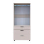 Шафа для одягу Doros Торн Кашемір 2 ДСП/3Ш (штанга) 90х51.6х200 (DRS-012029) - фото 8