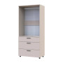 Шафа для одягу Doros Торн Кашемір 2 ДСП/3Ш (штанга) 90х51.6х200 (DRS-012029) - фото 6