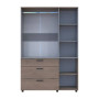 Шафа для одягу Doros Торн Кремона Канноло/Сірий 3 ДСП/3Ш (штанга) 135х51.6х200 (DRS-012049) - фото 4
