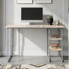 Комп'ютерний стіл Ferrum-decor Кевін 75x100x60 сірий ДСП Дуб Сан-Марино 16мм (FRD-106834)