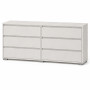 Комод на 6 шухляд LION АРТ-3 160х43х80 см Бетон Style (LION-045421) - фото 2