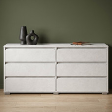 Комод на 6 шухляд LION АРТ-3 160х43х80 см Бетон Style (LION-045421)