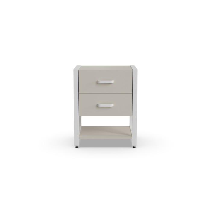 Тумба універсальна Ferrum-decor Вів'єн 2/1 50x41x40 білий ДСП Кашемір 16 мм (FRD-107797)