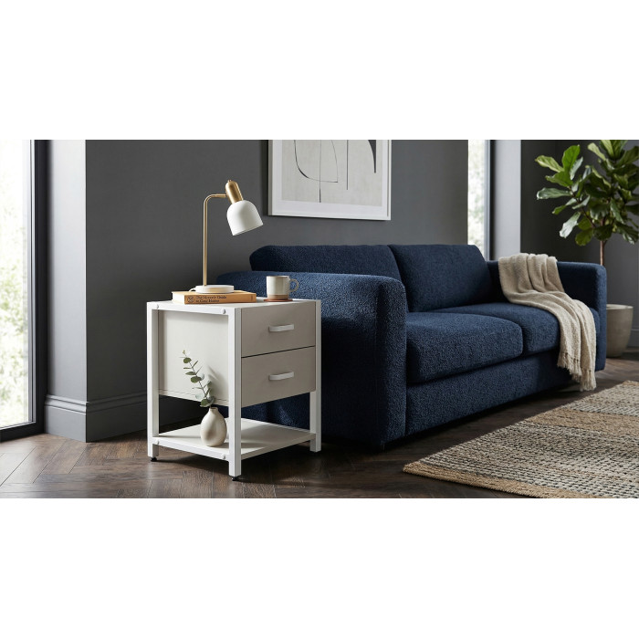 Тумба універсальна Ferrum-decor Вів'єн 2/1 50x41x40 білий ДСП Кашемір 16 мм (FRD-107797)