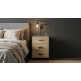 Тумба універсальна Ferrum-decor Вів'єн 3 50x41x40 чорний ДСП Дуб Кремона Торро 16 мм (FRD-107747) - фото 3