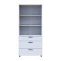 Шафа для одягу Doros Торн Білий 2 ДСП/3Ш (полиці) 90х51.6х200 (DRS-012020) - фото 5