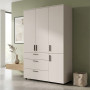 Шафа для одягу Doros Торн Кашемір 3 ДСП/3Ш (полиці) 135х51.6х200 (DRS-012060) - фото 1