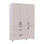 Шафа для одягу Doros Торн Кашемір 3 ДСП/3Ш (полиці) 135х51.6х200 (DRS-012060) - фото 3