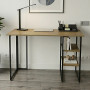 Компьютерный стол Ferrum-decor Кевин 75x100x60 черный ДСП Дуб Артизан 32мм (FRD-106835) - фото 1