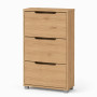 Тумба для взуття з ящиками LION ТО-2 70,4x28,2x123,4 см Дуб Артизан (LION-045324) - фото 3