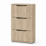 Тумба для взуття з ящиками LION ТО-2 70,4x28,2x123,4 см Дуб Сонома (LION-045344) - фото 3