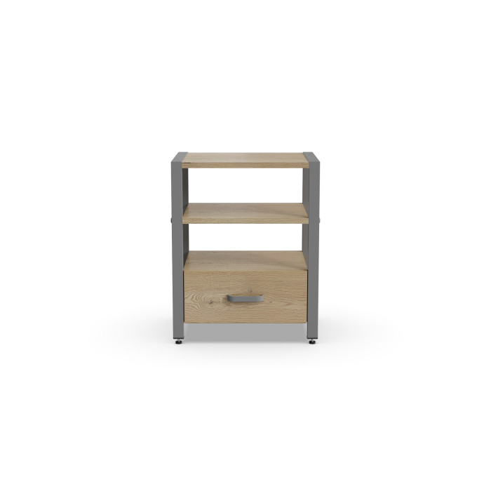 Тумба універсальна Ferrum-decor Вів'єн 1/1 50x41x40 сірий ДСП Дуб Кремона Торро 16 мм (FRD-107818)